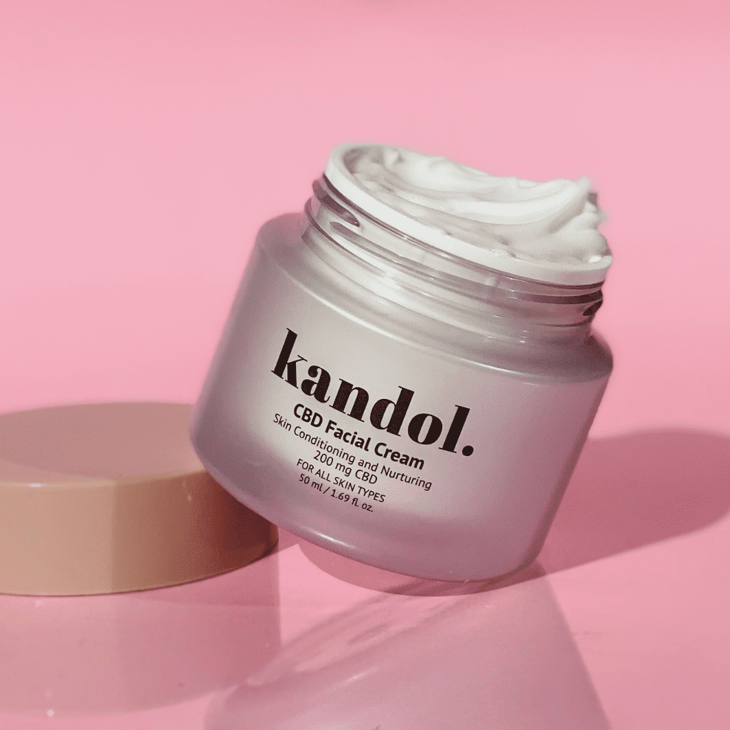 kandol. CBD Facial Cream. Skin Conditioning and Nurturing. One of the most effective facial creams for perfect results.