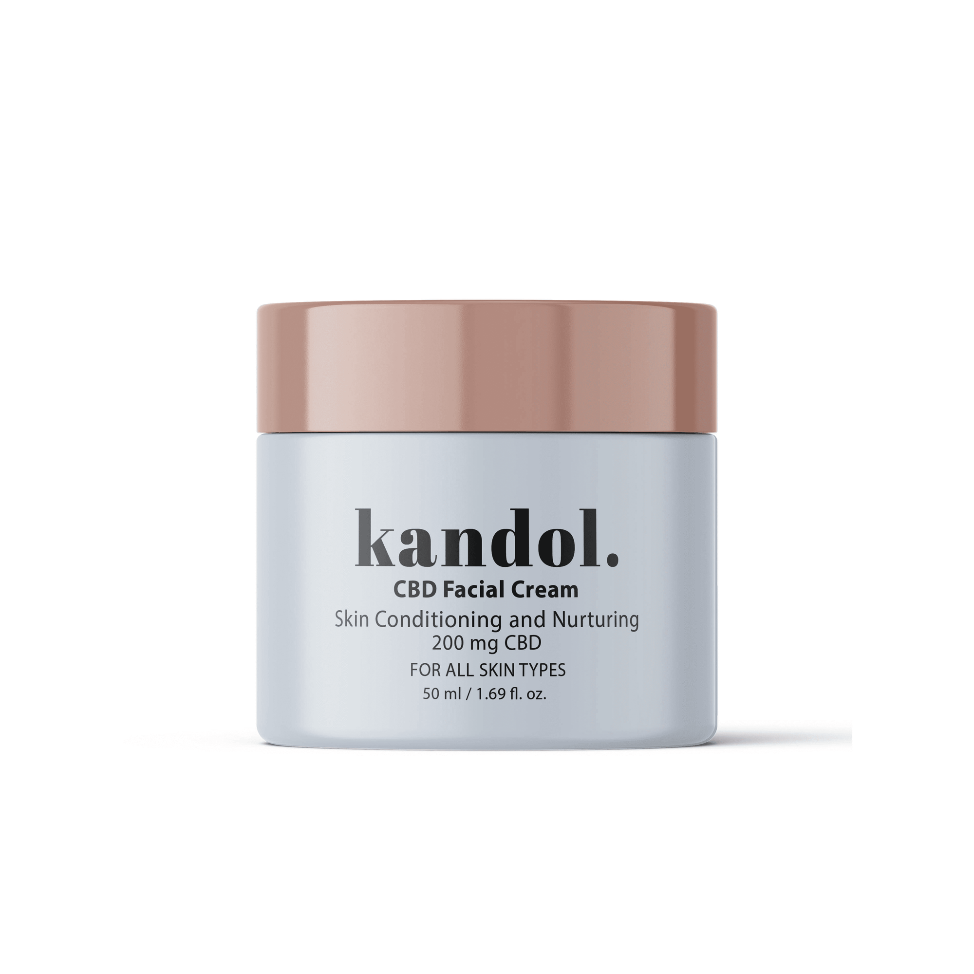 kandol. CBD Facial Cream. Skin Conditioning and Nurturing. One of the most effective facial creams for perfect results.